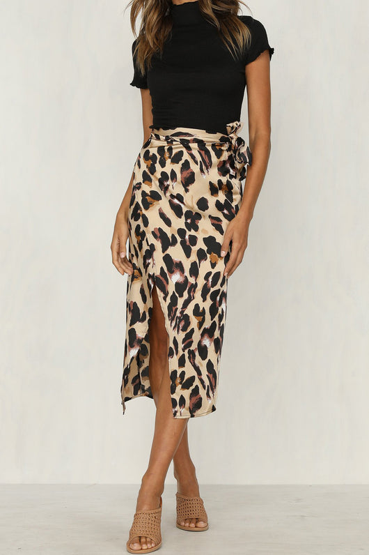 Falda Larga Bandage con Abertura Lateral - Estilo Streetwear - Image 4