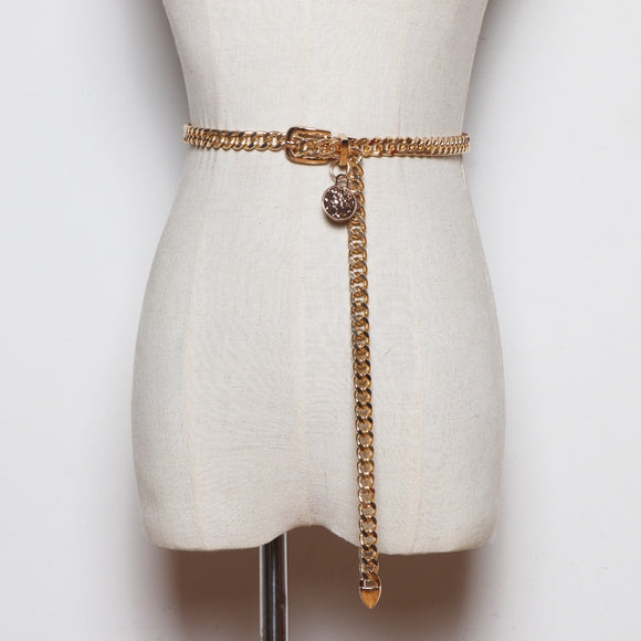 Cadena de Cintura Decorativa Metálica para Vestidos y Suéteres