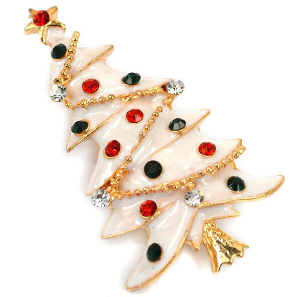 Broche Navideño Árbol de Navidad para Mujer y Niña