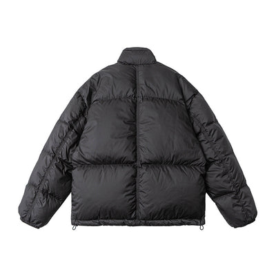 Chaqueta Acolchada Cuadros con Cuello Alto - Image 5