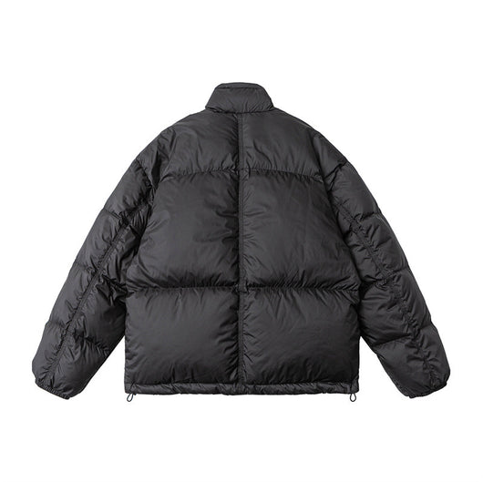 Chaqueta Acolchada Cuadros con Cuello Alto - Image 5