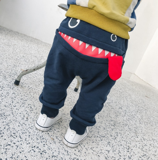Pantalones deportivos para niño estilo coreano con diseño de dibujos animados - Image 10