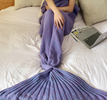 Manta Sirena Artesanal Tejida a Mano - Envoltura de Dormir Premium - Image 5