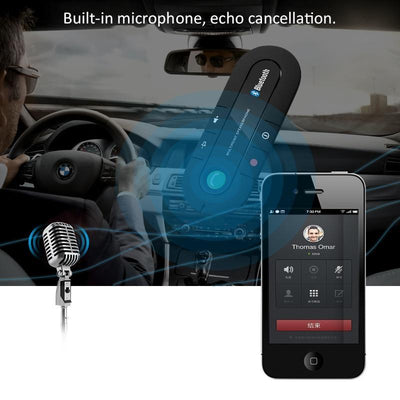 Altavoz Manos Libres Bluetooth para Visera del Auto - Image 5