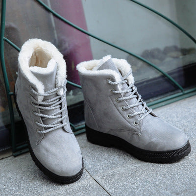 Botas Invierno Mujer Talla Grande Algodón Impermeables Nieve - Image 6