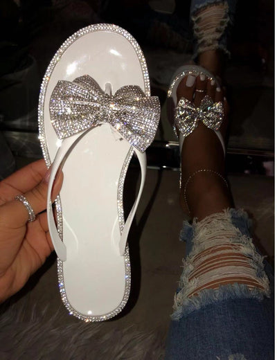 Sandalias Planas con Diamantes - Image 8