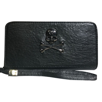 Billetera Blanda para Mujer con Diseño Calavera - Image 3
