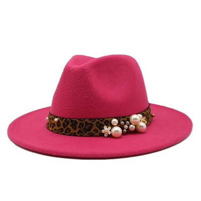 Sombrero Fedora de Lana para Mujer con Ala Ancha - Image 11