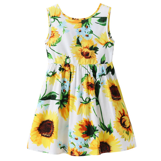 Vestido para Niñas con Estampado de Girasoles - Image 2