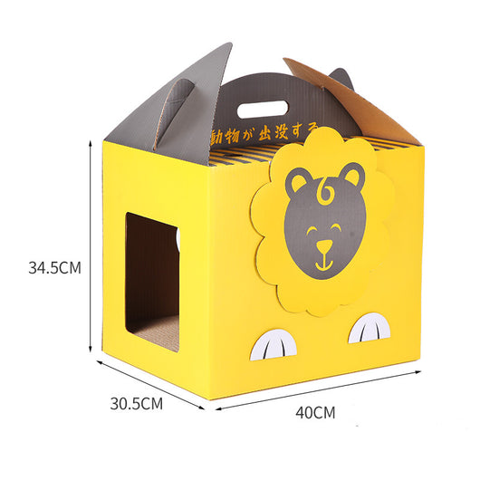 Cama Plegable para Gatos Nido Japonés con Diseño de Garra - Image 9