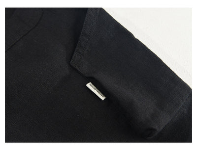 Pantalones Cortos Casuales de Algodón y Lino Relajados para Hombre - Image 15