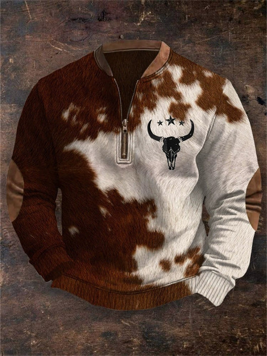 Sudadera con Cierre Estampado 3D Digital para Hombre - Primavera y Otoño - Image 20