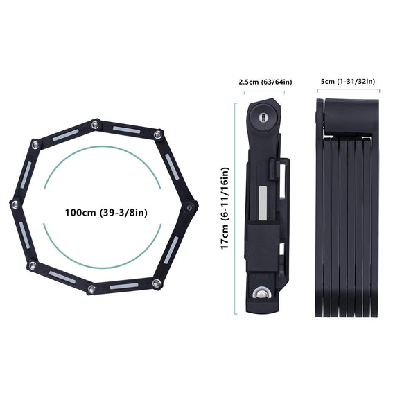 Candado de Cadena Plegable Universal - Seguridad Portátil