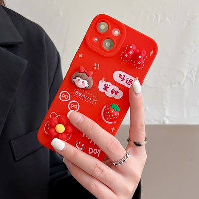 Funda Protectora Año Nuevo con Diseño Animado de Silicona - Image 3