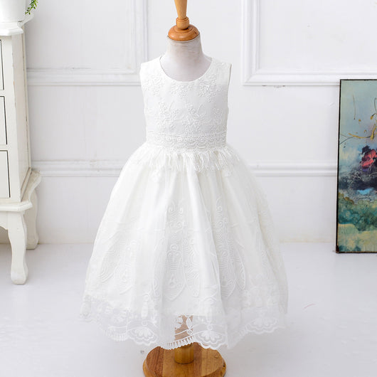 Vestido de Gala Infantil con Encaje - Traje de Concierto para Niñas - Image 19