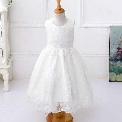 Vestido de Gala Infantil con Encaje - Traje de Concierto para Niñas - Image 6