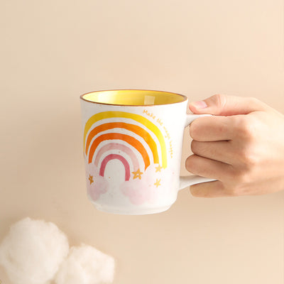 Taza de Cerámica Creativa para Oficina - Diseño Verano Mujer - Image 7