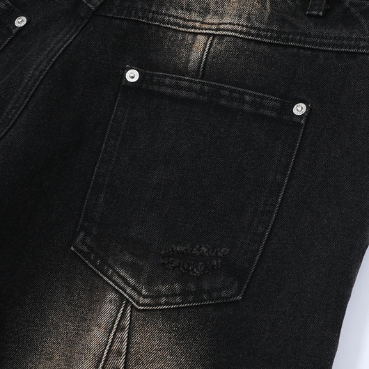 Conjunto de Camisa Vaquera Workwear Desgastada con Estilo Urbano - Image 37