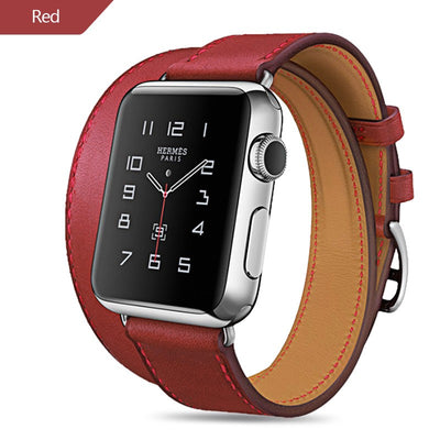 Pulsera de Cuero Ajustable Doble y Simple - Image 4