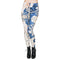 Leggings Cortos de Cintura Alta Estampados para Mujer