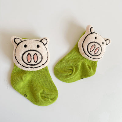Calcetines de Algodón con Dibujos Animados - Estilo Muñeco - Image 44
