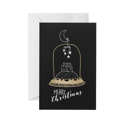 Tarjeta de Felicitación Plegable Negra - Image 6