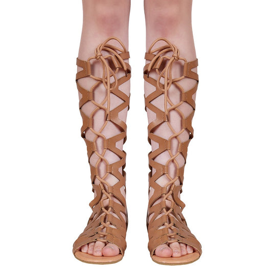Botas Altas Rome con Tiras Cruzadas y Diseño Hueco - Image 4