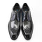 Zapatos Formales de Cuero para Hombre Punta Cuadrada Estilo Británico