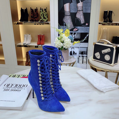 Botas Tacón Alto Strass Otoño Invierno - Estilo Trendy - Image 11