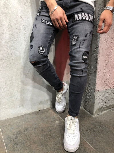 Jeans con Roturas Desgastadas - Image 3