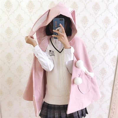 Abrigo Sudadera con Capucha de Orejas Kawaii - Image 2