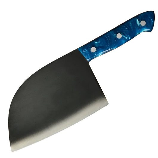 Cuchillos de Cocina Profesionales de Acero Inoxidable Forjado con Mango Azul - Image 10