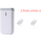 Printer handheld small portable White x White 3sticker