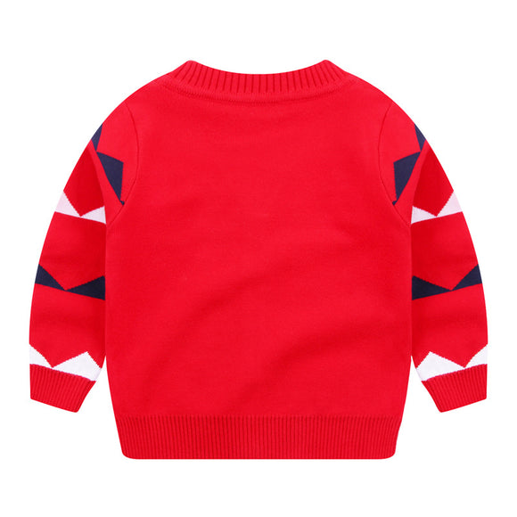 Cardigan Escolar V-Cuello Abotonado para Niños