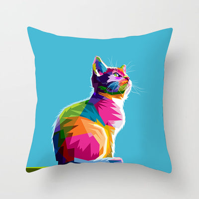 Funda de Almohada Cuadrada con Animales Estilo Nórdico - Image 10
