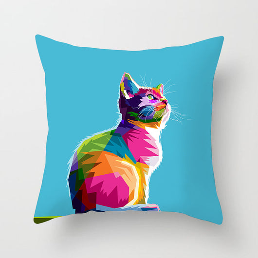 Funda de Almohada Cuadrada con Animales Estilo Nórdico - Image 10