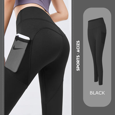 Leggins Deportivos Ajustados con Malla Trasera y Bolsillos Laterales - Image 5