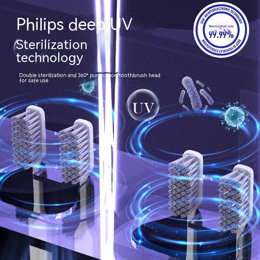 Organizador de Baño con Esterilizador UV Recargable y Soporte para Cepillos - Image 2