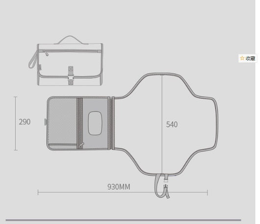 Cambiador Portátil Impermeable para Bebé con Bolsa de Viaje - Image 5