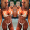 Bikini Brasileño de Lujo con Cristales y Efecto Push Up