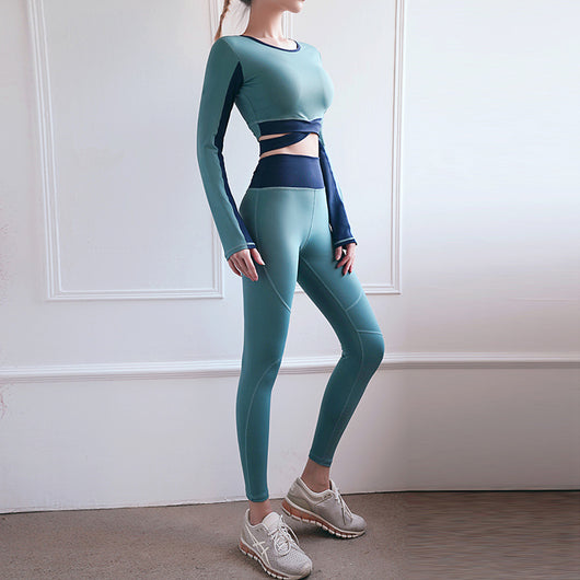 Traje de Yoga Transpirable y Secado Rápido para Mujer