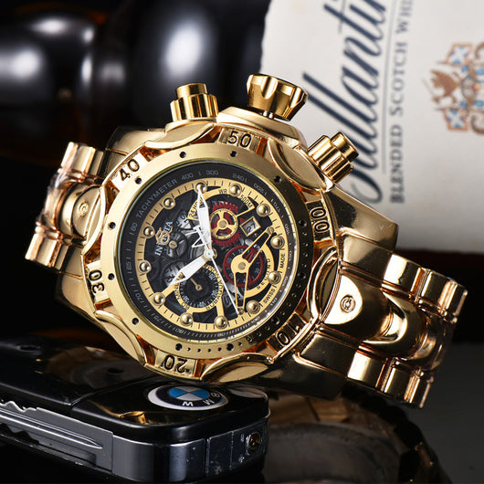 Reloj de Cuarzo con Esfera Hueca y Pulsera de Acero - Image 13