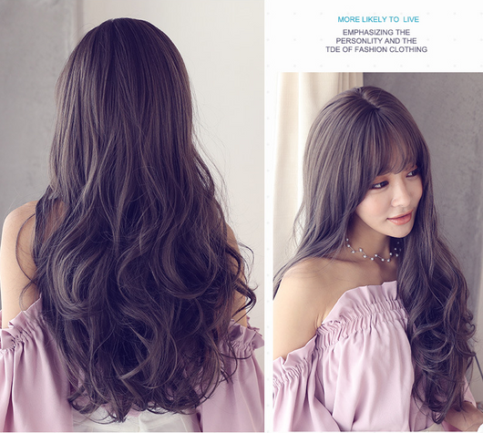 Peluca Larga Ondulada con Rizos Voluminosos - Cabello Sintético Natural Realista - Image 8