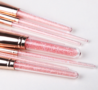 Brocha de Maquillaje Efecto Arenas Movedizas Rosa - Image 4