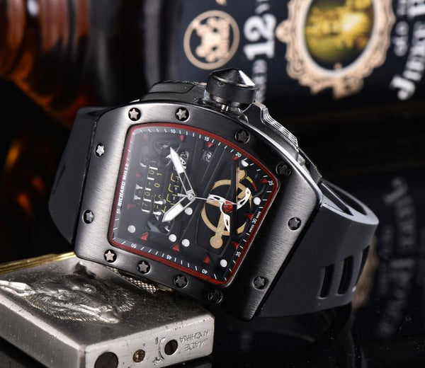 Reloj de Pulsera Cuarzo Diseño Calavera con Correa de Silicona - Image 5