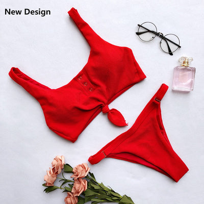 Traje de Baño Mujer Espalda Descubierta - Diseño Liso - Image 12