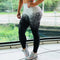 Leggins Deportivos con Degradado Digital Blanco y Negro