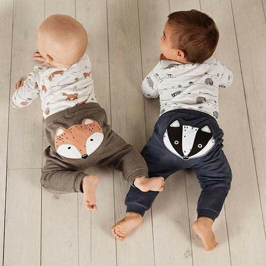 Enterizo de Dos Piezas para Bebé con Diseño Cartoon