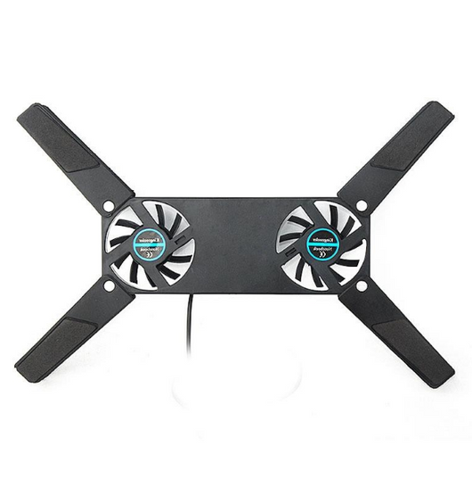 Base Refrigerante Giratoria USB con 2 Ventiladores para Laptop 8-14 Pulgadas - Image 5