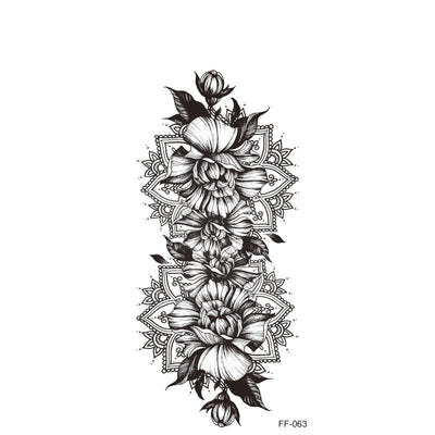 Tatuajes Temporales Floral Impermeables - Diseños Delicados y Duraderos - Image 10